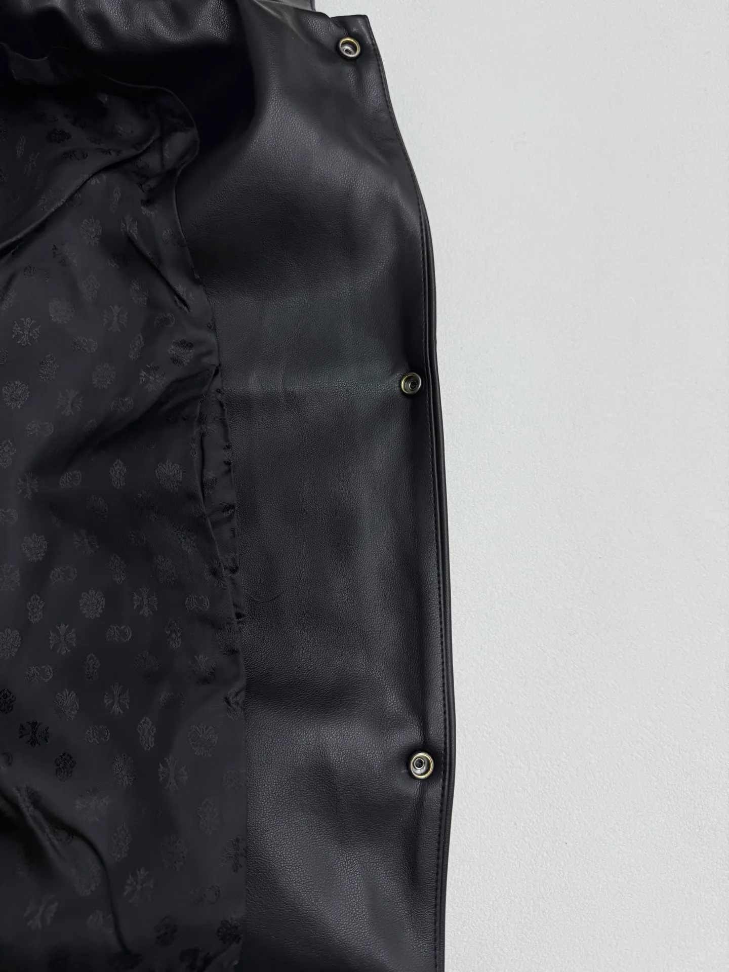 P580 Chrome Hearts Chrome Hearts Cross Leather Jacket S/M/L/XL